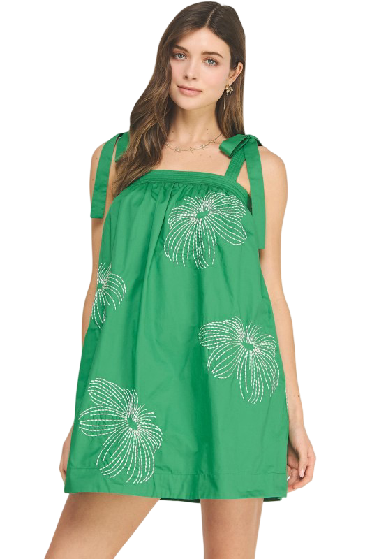 Apparel- Strut and Bolt Embroidery Ower Mini Dress