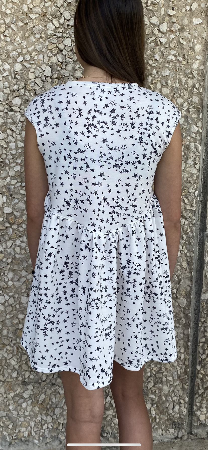 Girls- Erge Abstract Star Dress