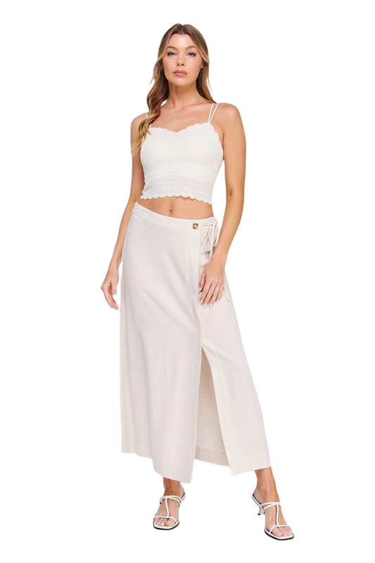 Apparel-Allie Rose Fine Lace Scalloped Bralette