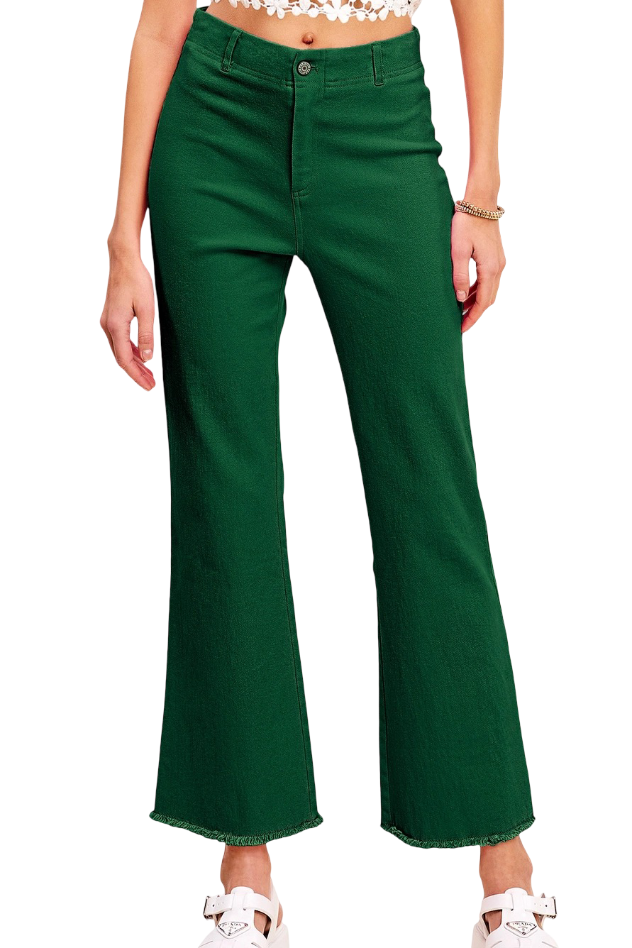 Apparel- La Miel Soft Stretch High Waisted Flare Pant