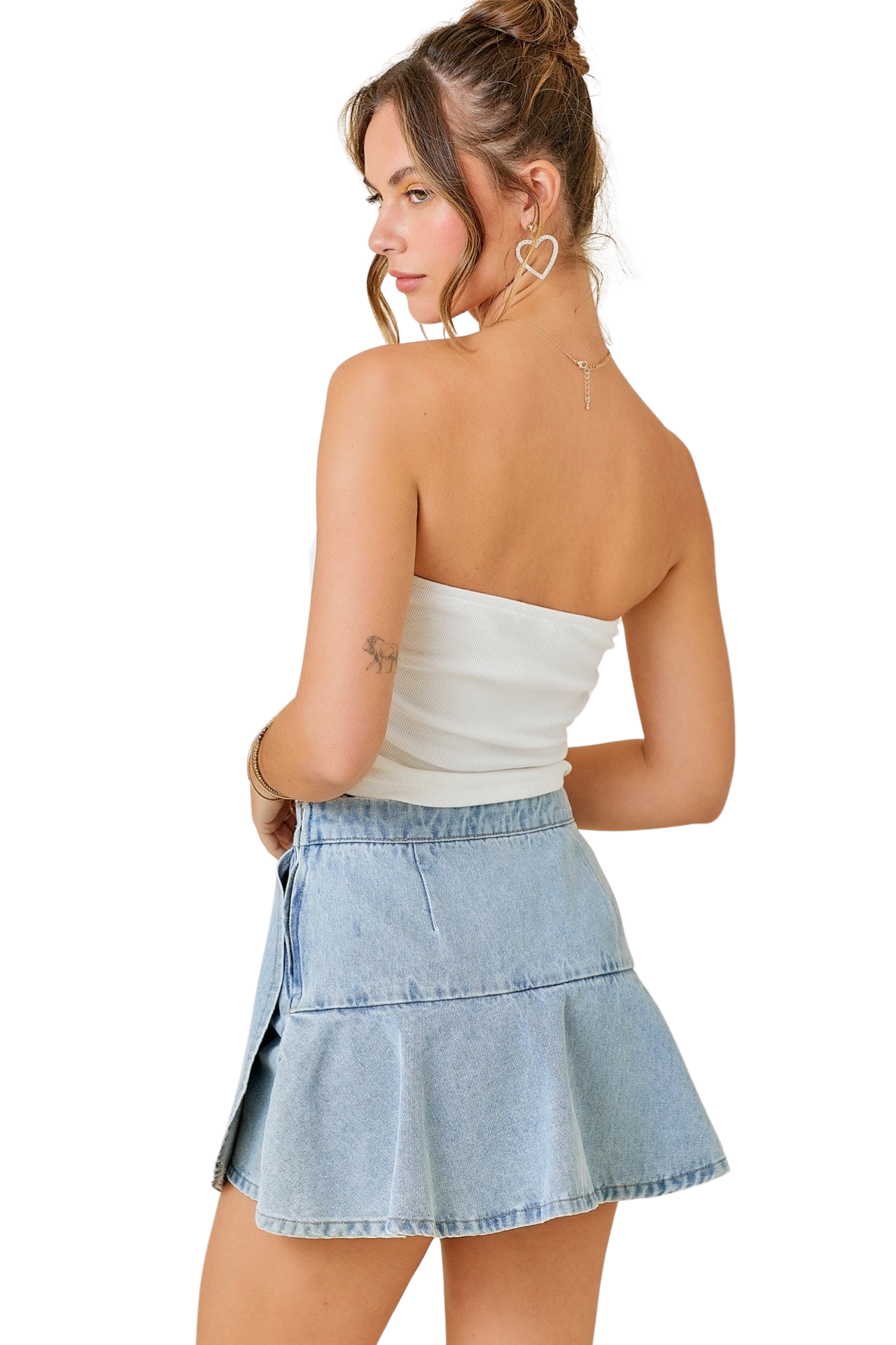 Apparel- Day+Moon Twist Front Tube Top