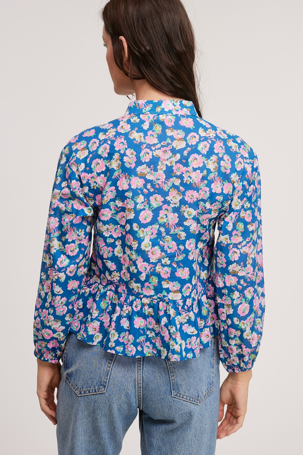 Apparel- Fanco Floral Embroidery Lace Top