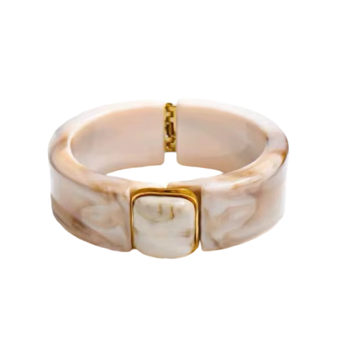 Bracelets- M&E Bling Retro Resign Hinge Bracelet