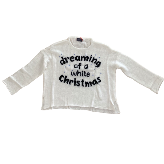 Apparel- Wooden Ships Dreaming Of A White Christmas Crew Lightweight Sweater