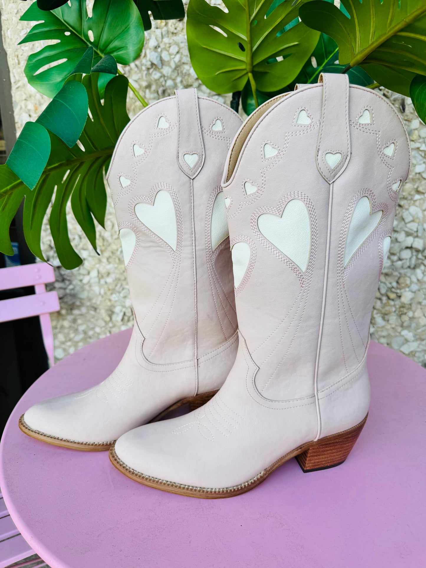 Boots- Mi.iM Mira Embroidered Mid Boot