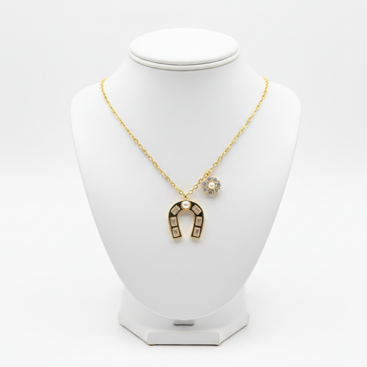 Necklaces- Sahira Design Juniper Horseshoe Necklace