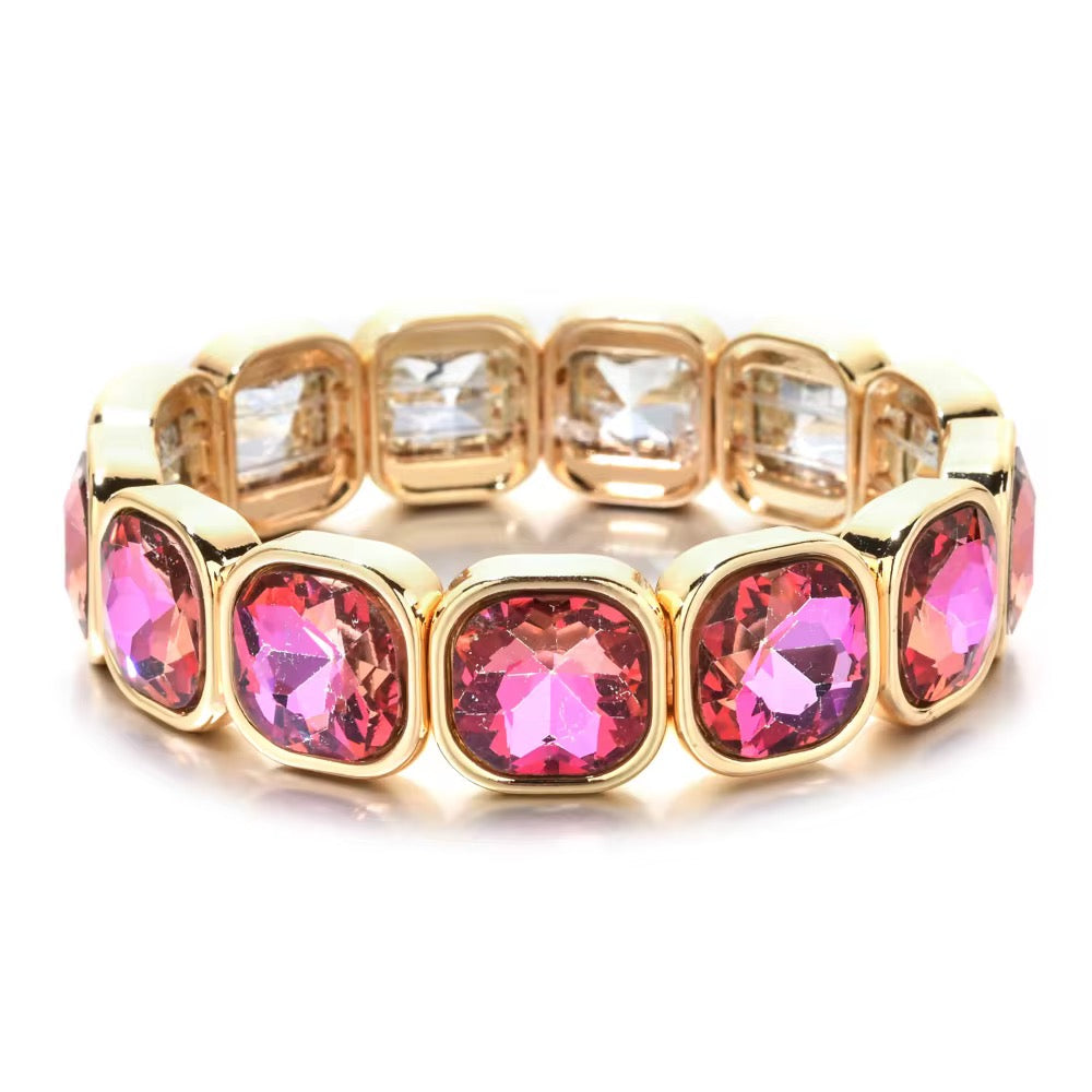 Bracelets- M&E Bling Glam Jewel Bracelet