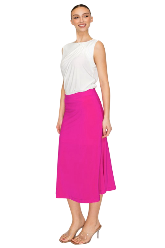 DNA Couture Knit Stretchable Midi Skirt