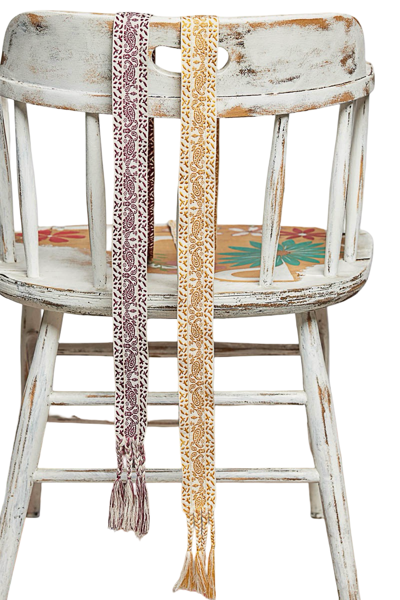 Pol Embroidered Bohemian Sash Belts