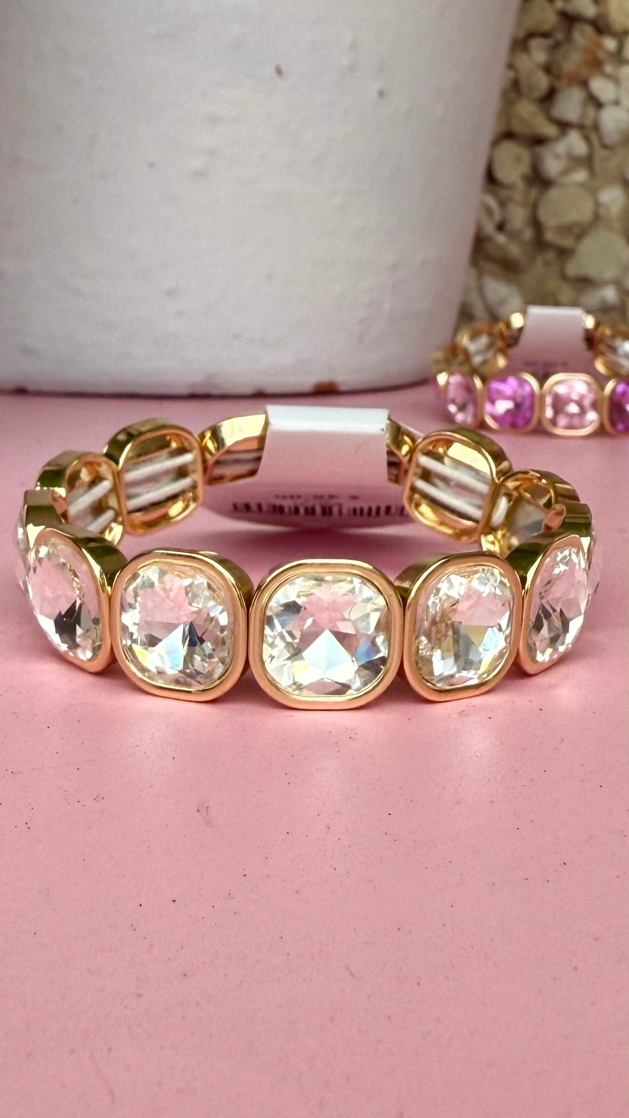 Bracelets- M&E Bling Glam Jewel Bracelet