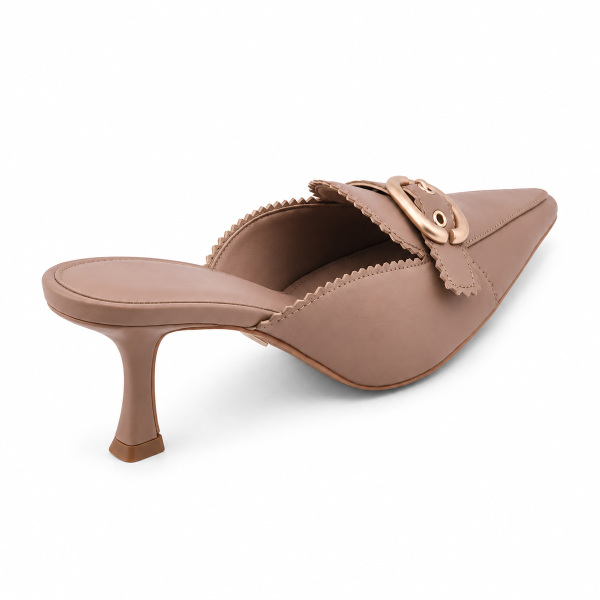 Shu Shop Natasha Pointed Toe Kitten Heel
