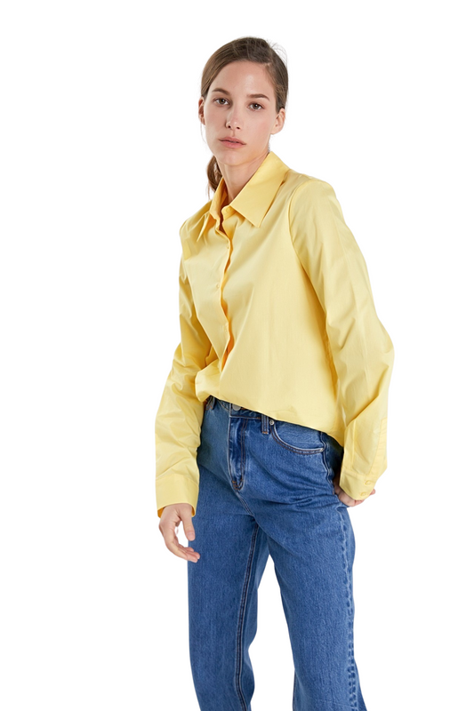 Apparel- English Factory Accent Collar Poplin Dress Shirt