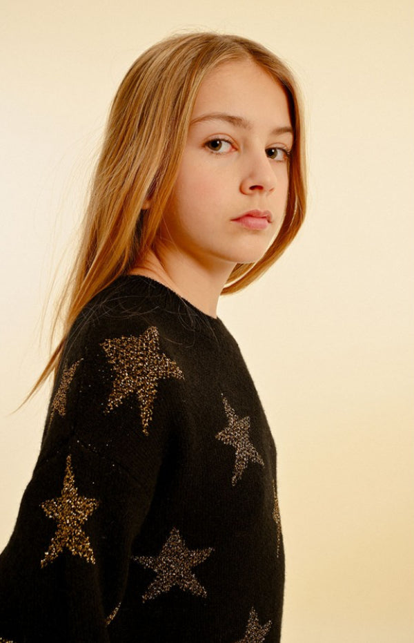 Girls-Molly Bracken Girl Star Sweater