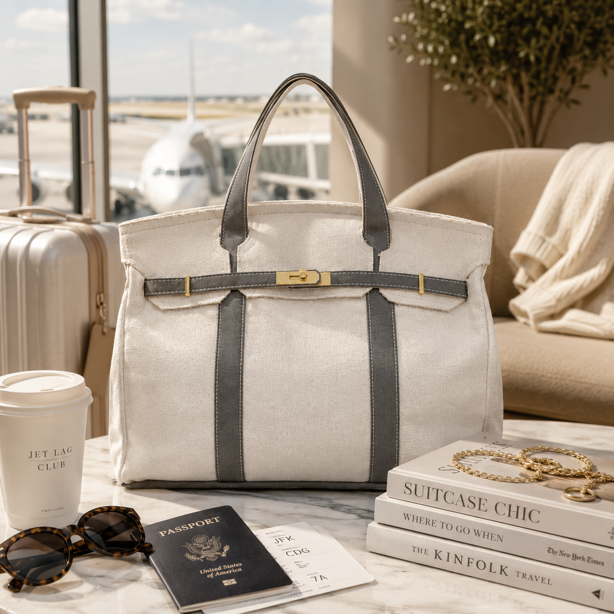 The Boatkin Structured Canvas Bag