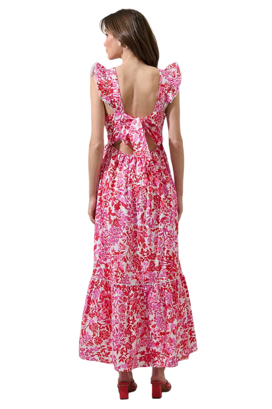Apparel- Sugarlips Reidy Floral Mawar Midi Dress