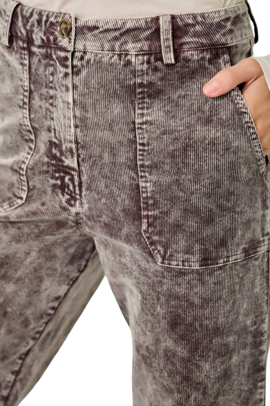Mystree Washed Corduroy Trouser Pants