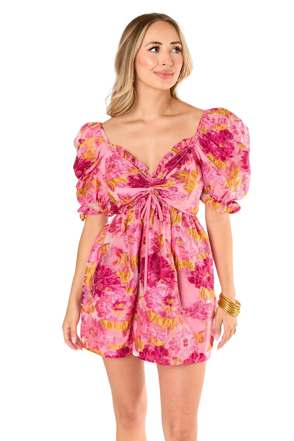 Apparel- Buddy Love Colby Puff Sleeve Dress