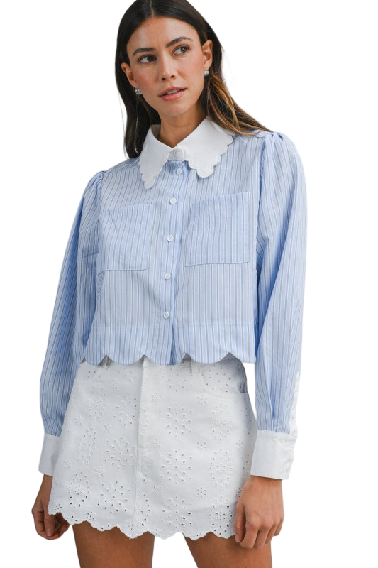 Apparel- Mable Eyelet High Waist Micro Mini Skirt Skort