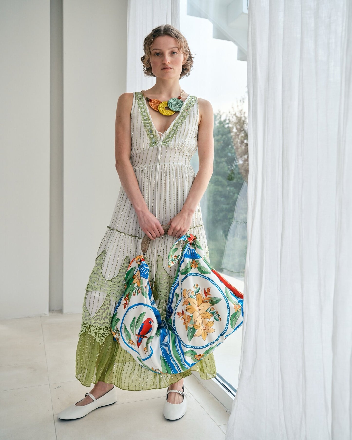 Bags- Alex-Max Italian Silk Boho Bag