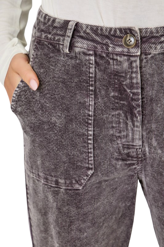 Mystree Washed Corduroy Trouser Pants