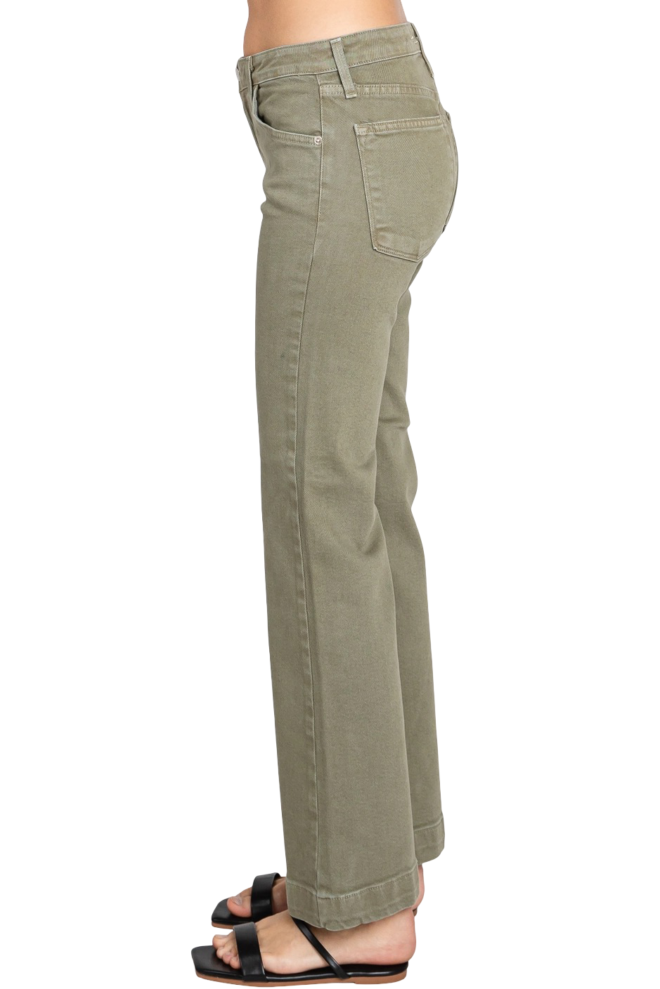 Apparel- Letter To Juliet Sisily Wide Hem Cropped Flare Jeans