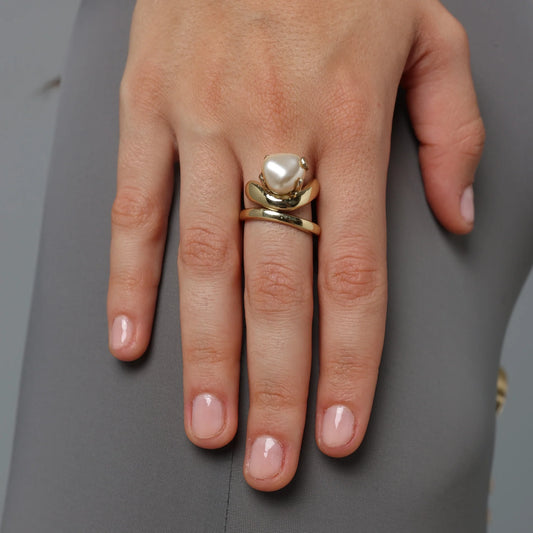 Rings- Kalliope Swirl Layered Ring