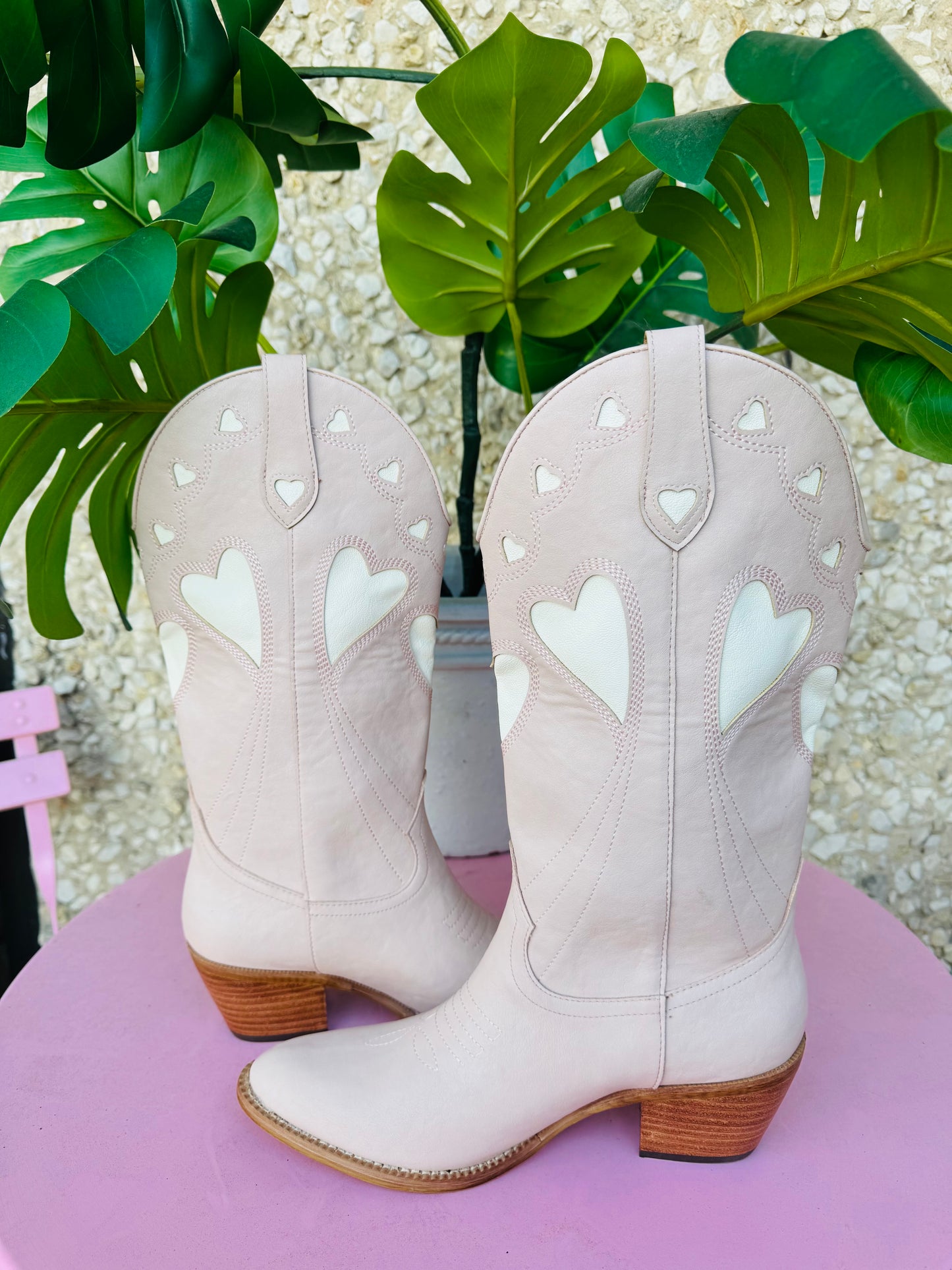 Boots- Mi.iM Mira Embroidered Mid Boot