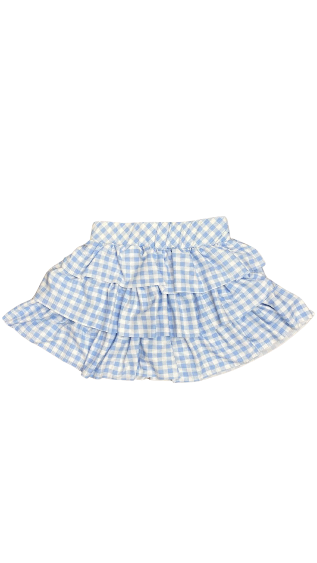 Girls- Erge Milano Stripe Ruffle Skirt