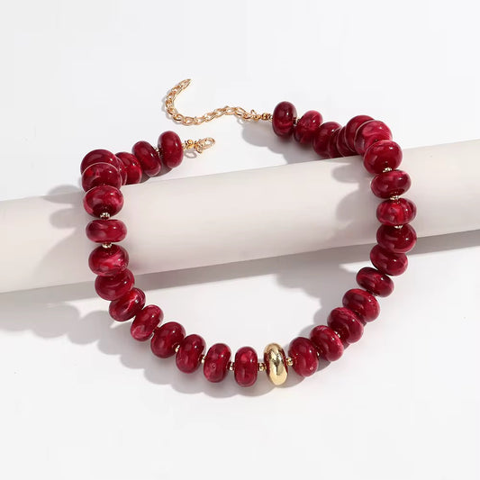Necklaces- Beaded Resin Necklace