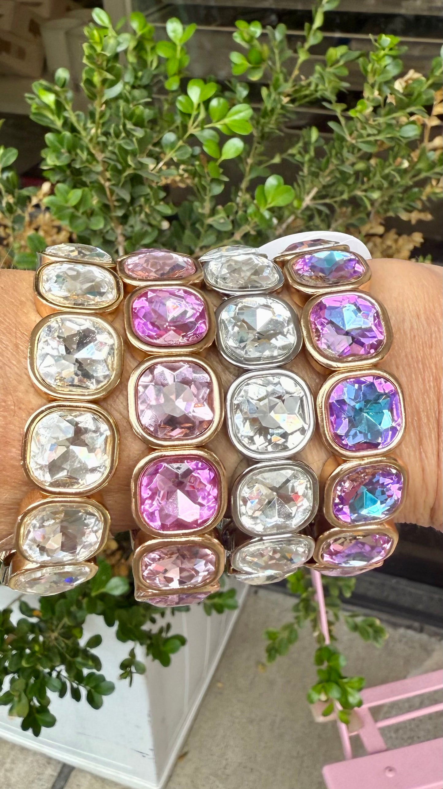 Bracelets- M&E Bling Glam Jewel Bracelet