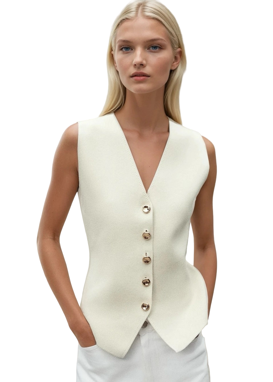 Apparel-Wisteria Lane Fine Knit V Neck Cardigan