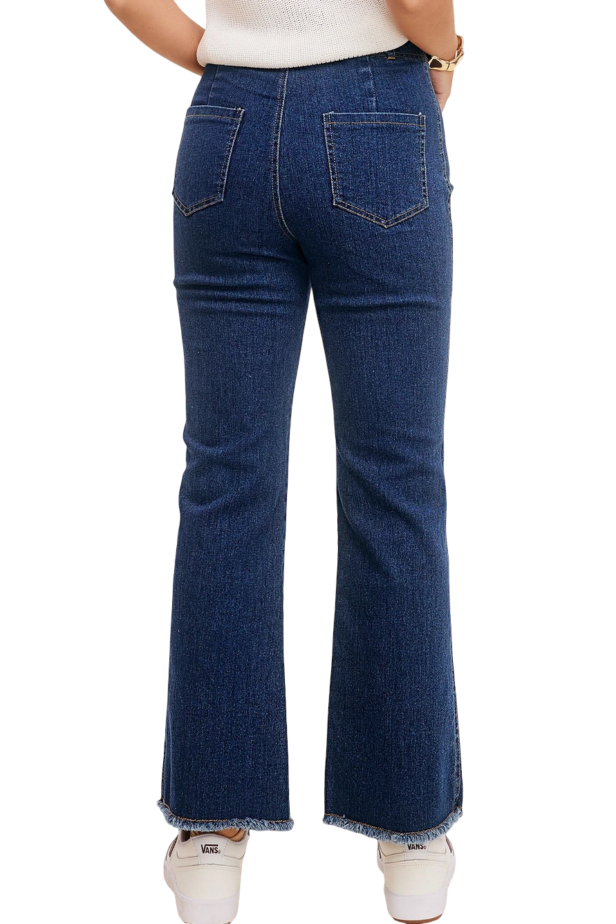 Apparel- La Miel Soft Stretch High Waisted Flare Pant