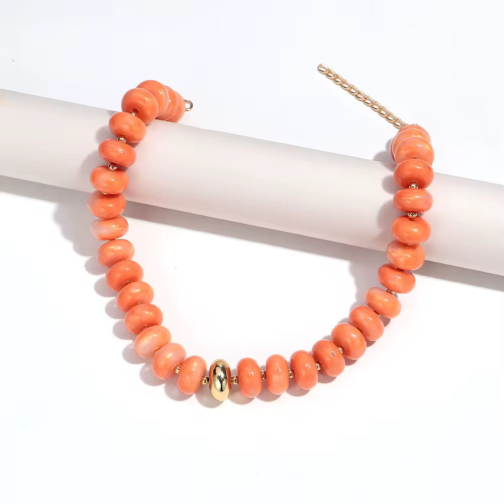 Necklaces- Beaded Resin Necklace