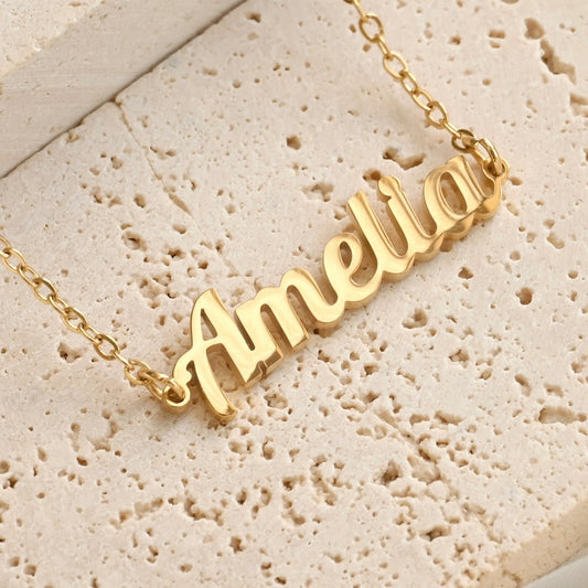 Necklaces- 18k Personalized Name Necklace