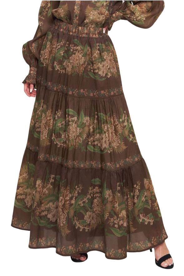 Apparel- Flying Tomato Floral Maxi Skirt