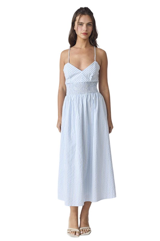Apparel - Papermoon Candice Striped Midi Dress