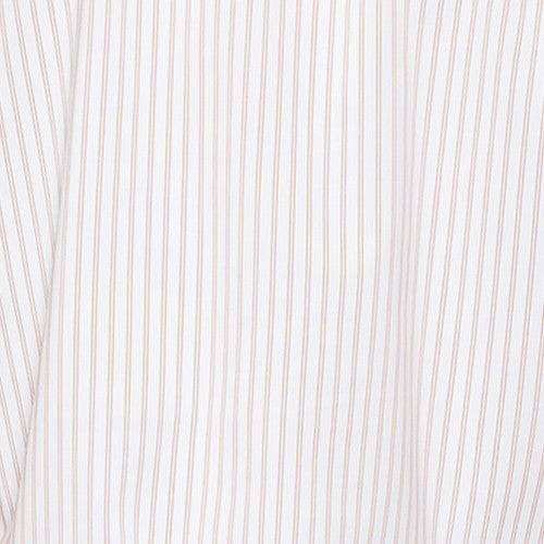 DNA Couture Striped Collard Button Down Mini Dress
