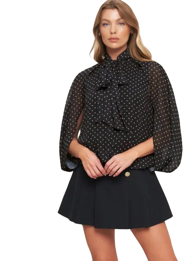 Apparel- Flying Tomato Tie Front Exposed Arm Top