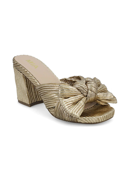 Shoes- MIA Mechelle Bow Front Slide Sandal