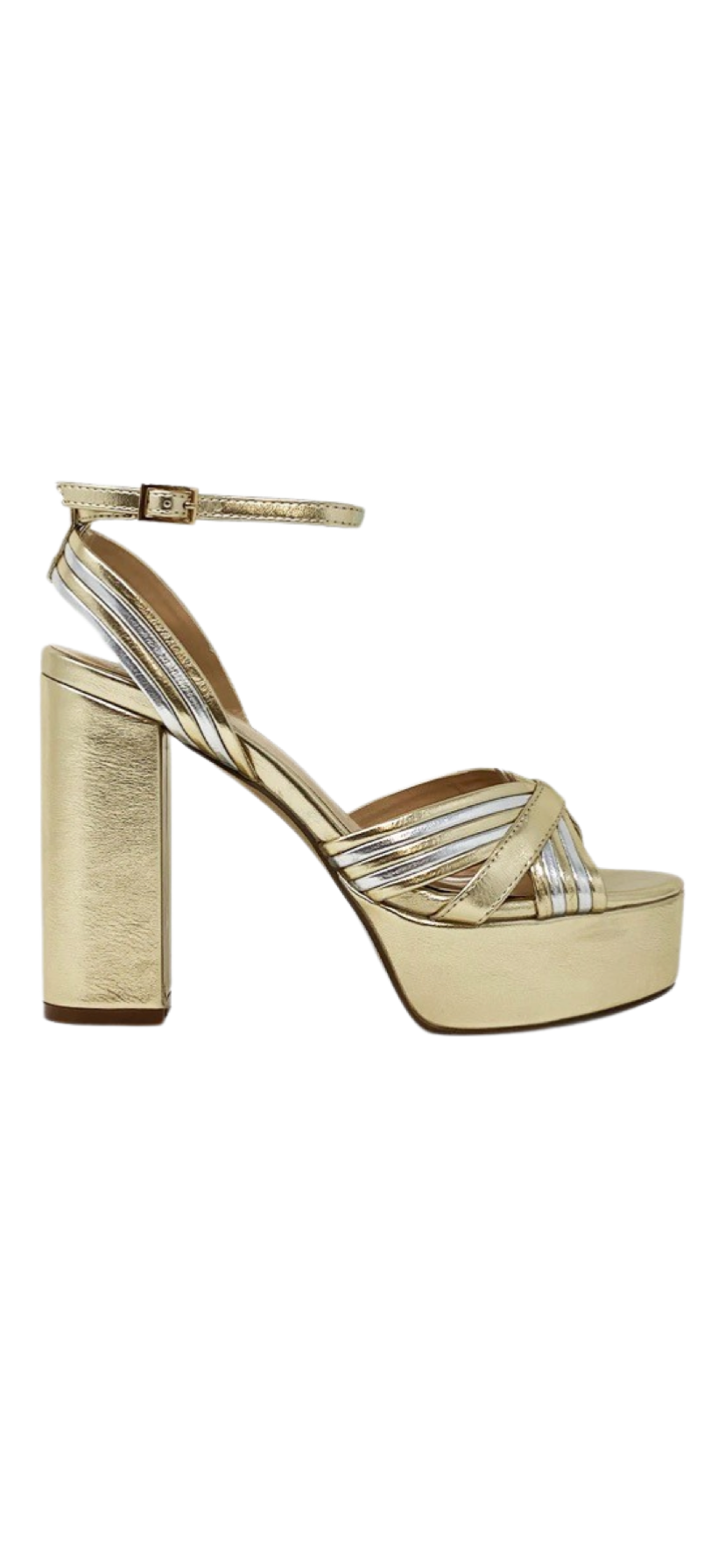 Shoes- Shu Shop Eloisa Gold Heels