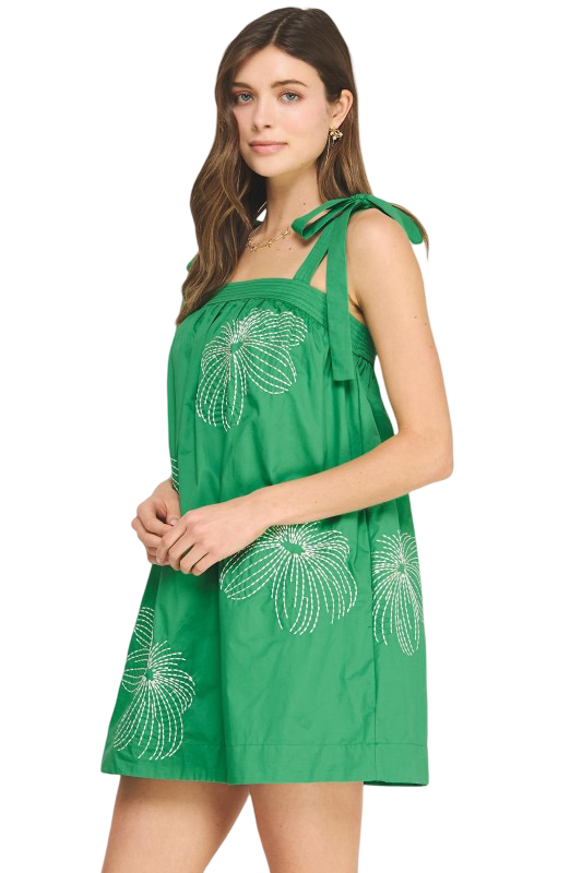 Apparel- Strut and Bolt Embroidery Ower Mini Dress
