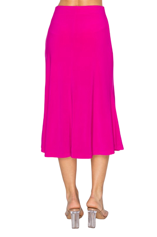 DNA Couture Knit Stretchable Midi Skirt