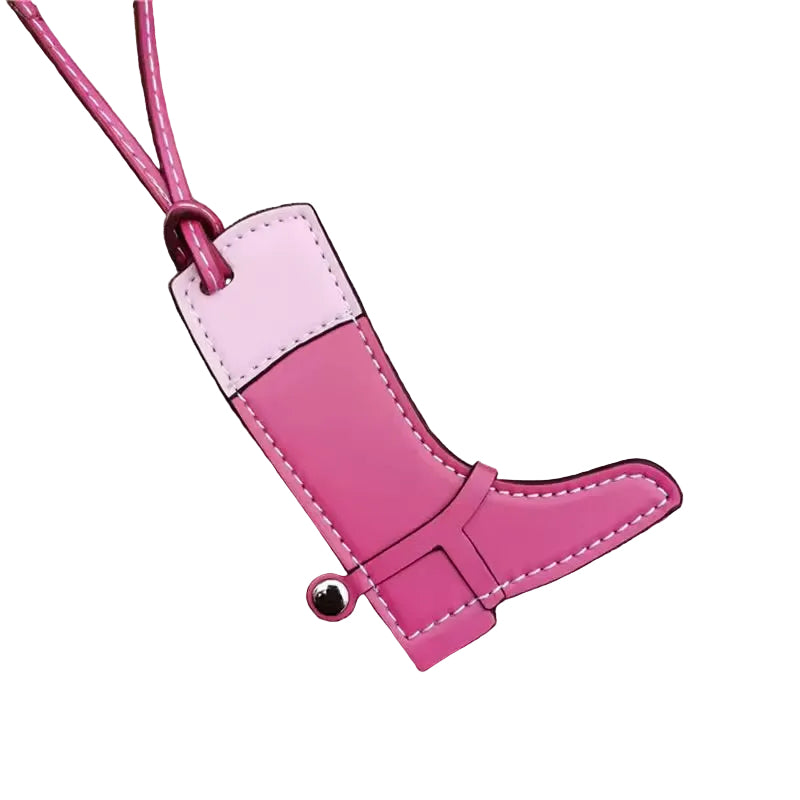 Handbags- M&E Bling Two Tone Riding Boot Purse Charm