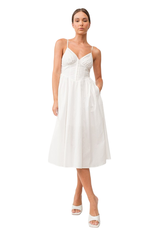 Apparel- Papermoon Melanie Corset Midi