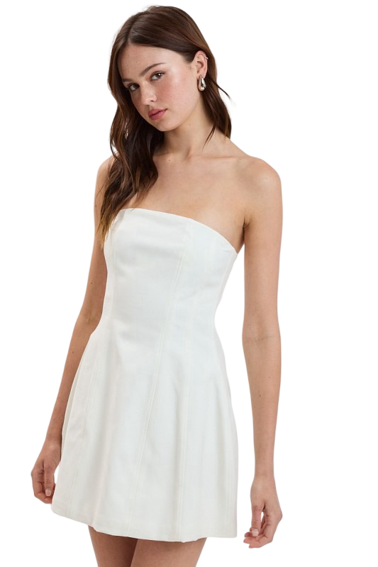 Sky to Moon Color Line Bodycon Mini Dress