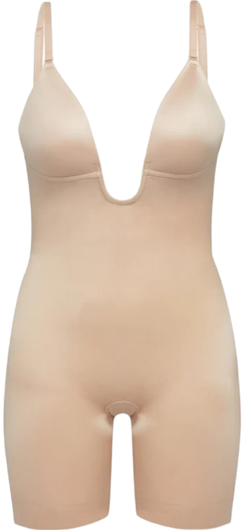 Apparel- Spanx Plunge Low Back Bodysuit Shapeware