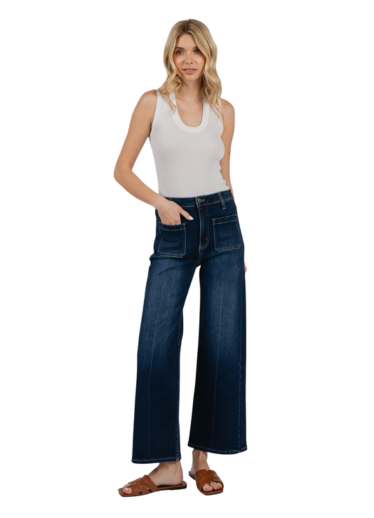 Apparel- Letter To Juliet Dark Sailor Front Patch Pocket