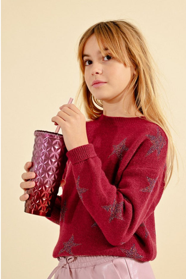 Girls-Molly Bracken Girl Star Sweater