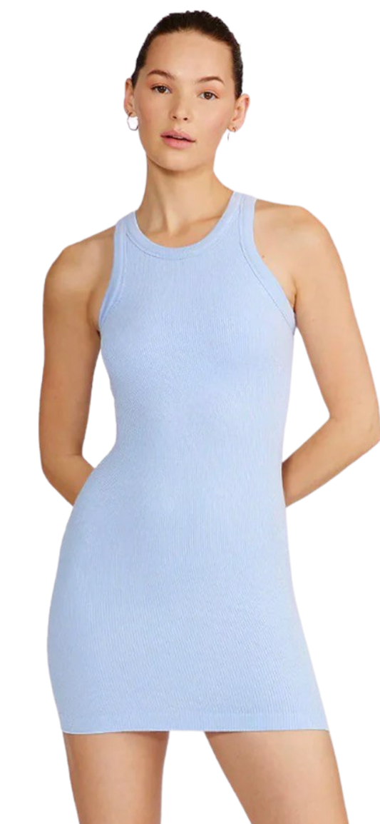 Apparel- Cream Yoga Emma Tank Dress