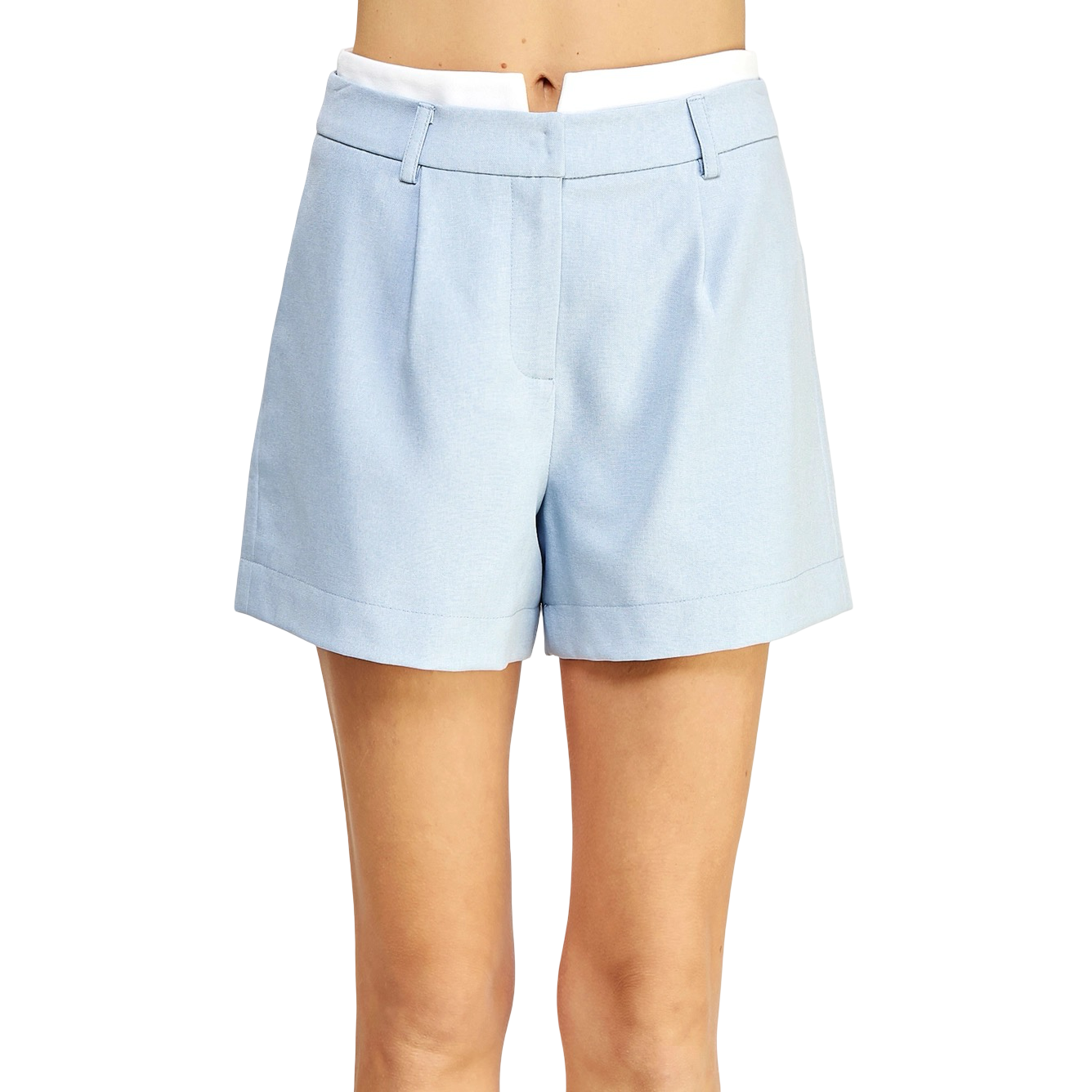 Apparel- Strut and Bolt Contrast Tailored Striped Shorts